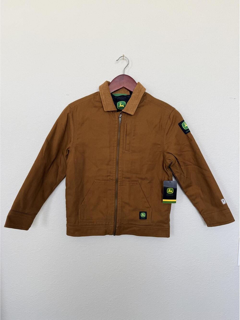 John Deere Tractor Jacket Bronze Size S (6-7) New With Tags